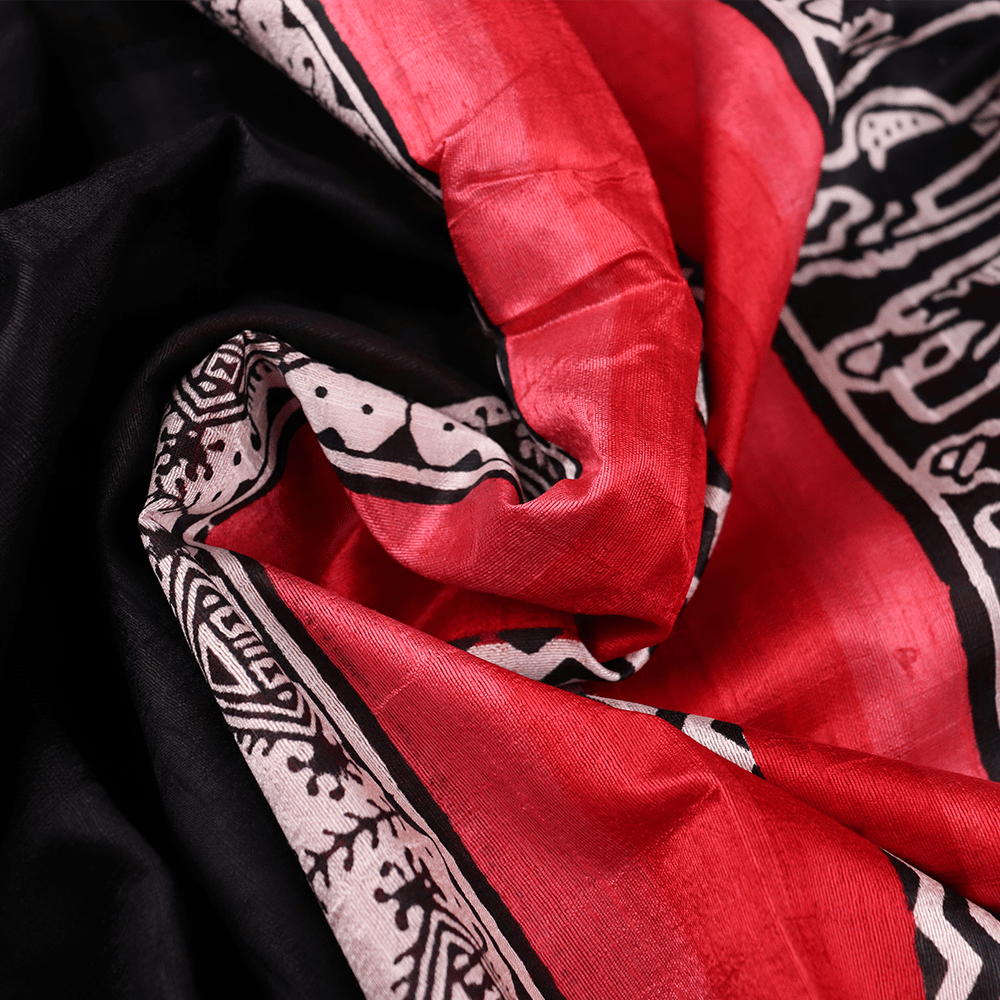 Handloom Sambalpuri Tusser Saree Handloom Saree_Tussser Silk Priyadarshini Handloom 