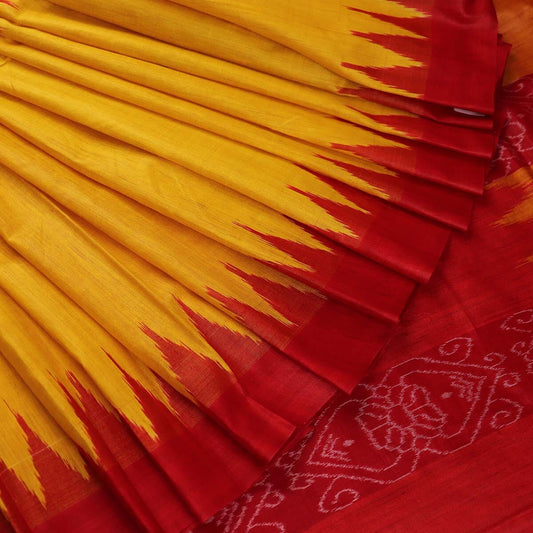 Handloom Sambalpuri Tusser Saree Handloom Saree_Tussser Silk Priyadarshini Handloom 