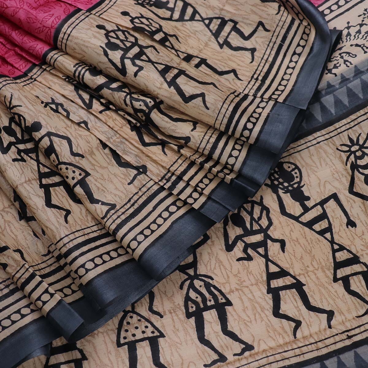 Handloom Sambalpuri Tusser Saree Handloom Saree_Tussser Silk Priyadarshini Handloom 