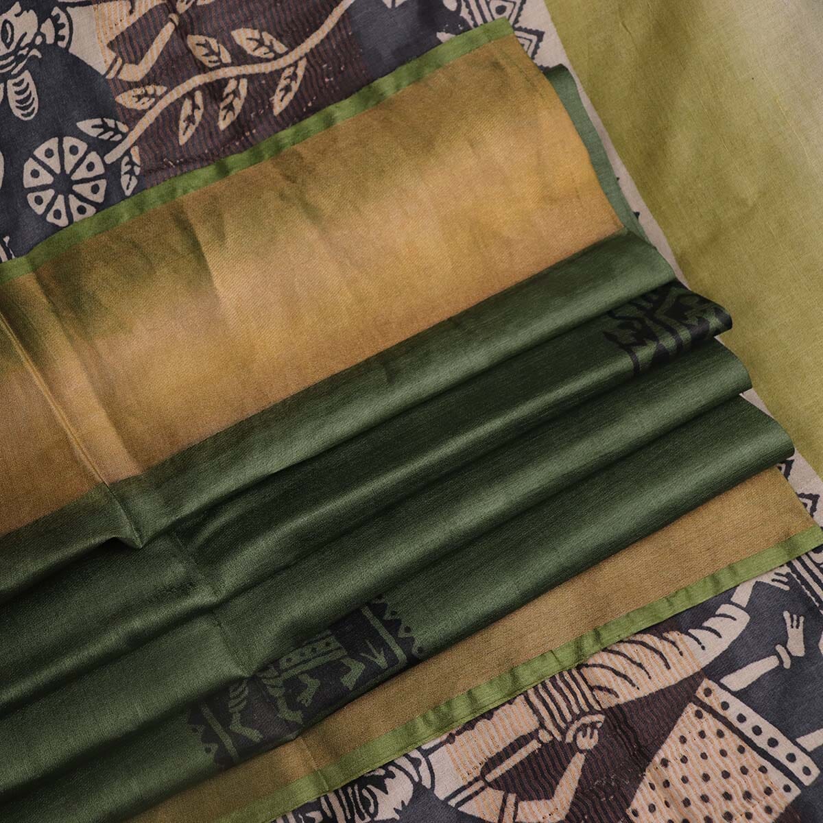 Handloom Sambalpuri Tusser Saree Handloom Saree_Tussser Silk Priyadarshini Handloom 