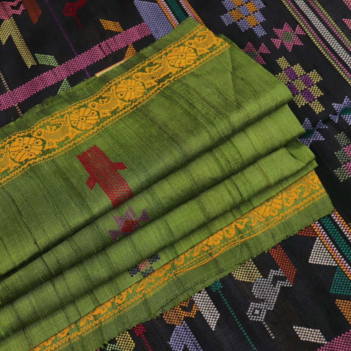 Handloom Sambalpuri Tusser Saree Handloom Saree_Tussser Silk Priyadarshini Handloom 