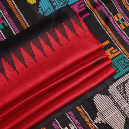 Handloom Sambalpuri Tusser Saree Handloom Saree_Tussser Silk Priyadarshini Handloom 
