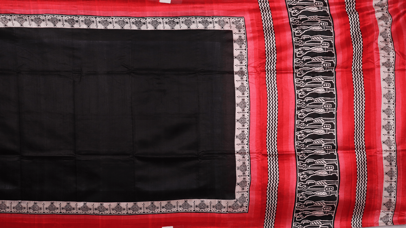 Handloom Sambalpuri Tusser Saree Handloom Saree_Tussser Silk Priyadarshini Handloom 