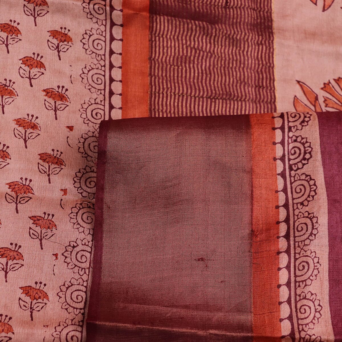 Handloom Sambalpuri Tusser Saree Handloom Saree_Tussser Silk Priyadarshini Handloom 