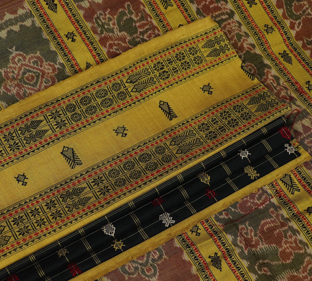 Handloom Sambalpuri Tusser Saree Handloom Saree_Tussser Silk Priyadarshini Handloom 