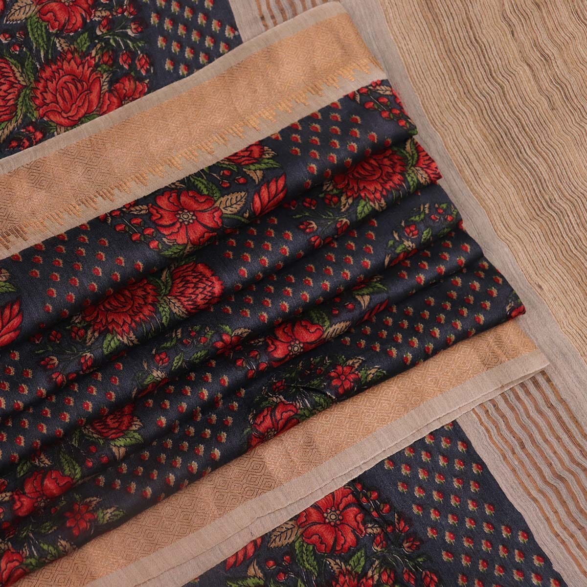 Handloom Sambalpuri Tusser Saree Handloom Saree_Tussser Silk Priyadarshini Handloom 