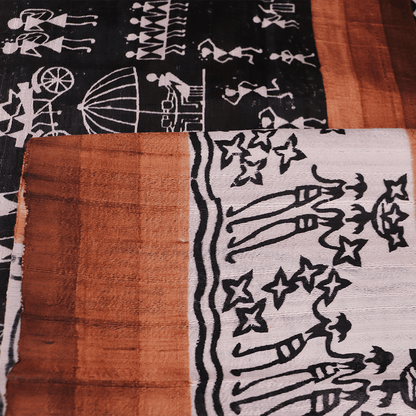 Handloom Sambalpuri Tusser Saree Handloom Saree_Tussser Silk Priyadarshini Handloom 