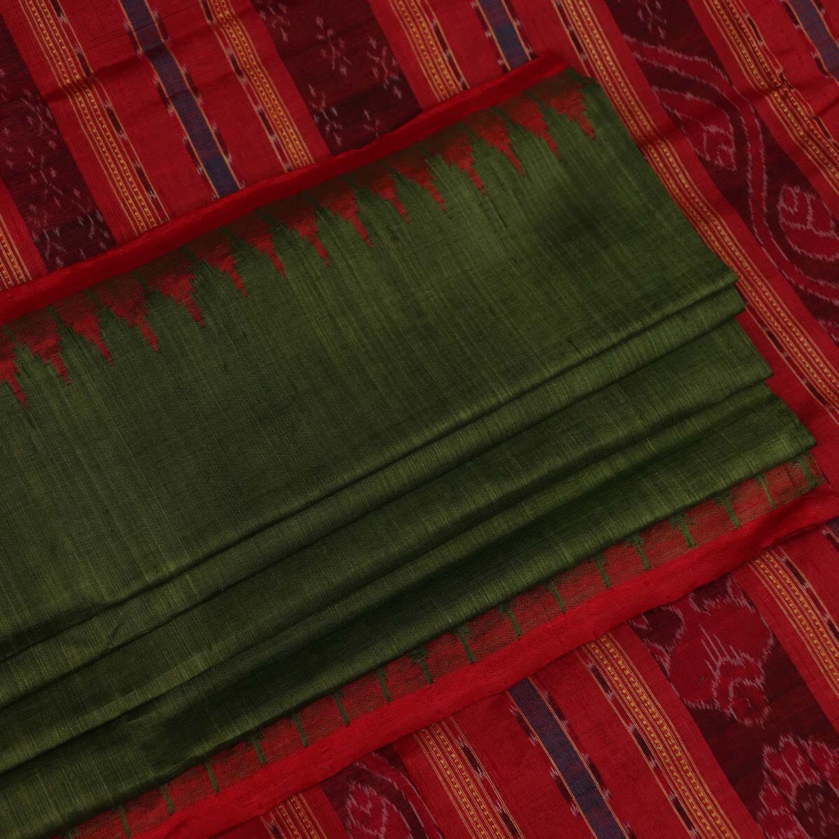 Handloom Sambalpuri Tusser Saree Handloom Saree_Tussser Silk Priyadarshini Handloom 