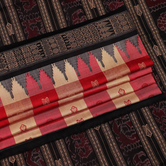 Handloom Sambalpuri Tusser Saree Handloom Saree_Tussser Silk Priyadarshini Handloom 