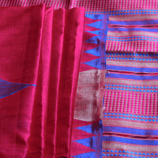 Handloom Sambalpuri Tusser Saree Handloom Saree_Tussser Silk Priyadarshini Handloom 