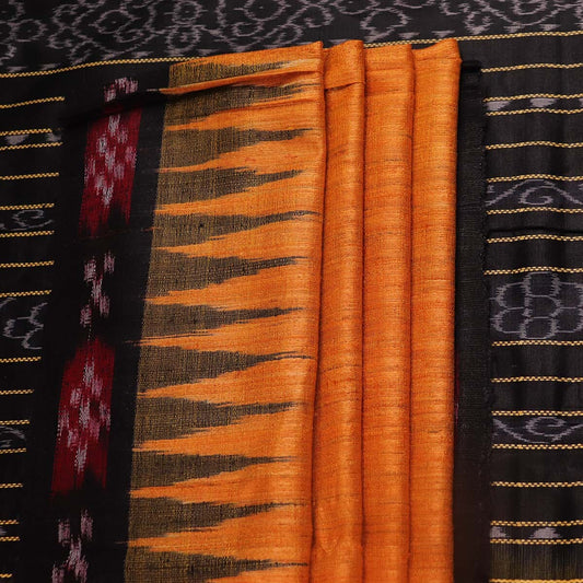 Handloom Sambalpuri Tusser Saree Handloom Saree_Tussser Silk Priyadarshini Handloom 