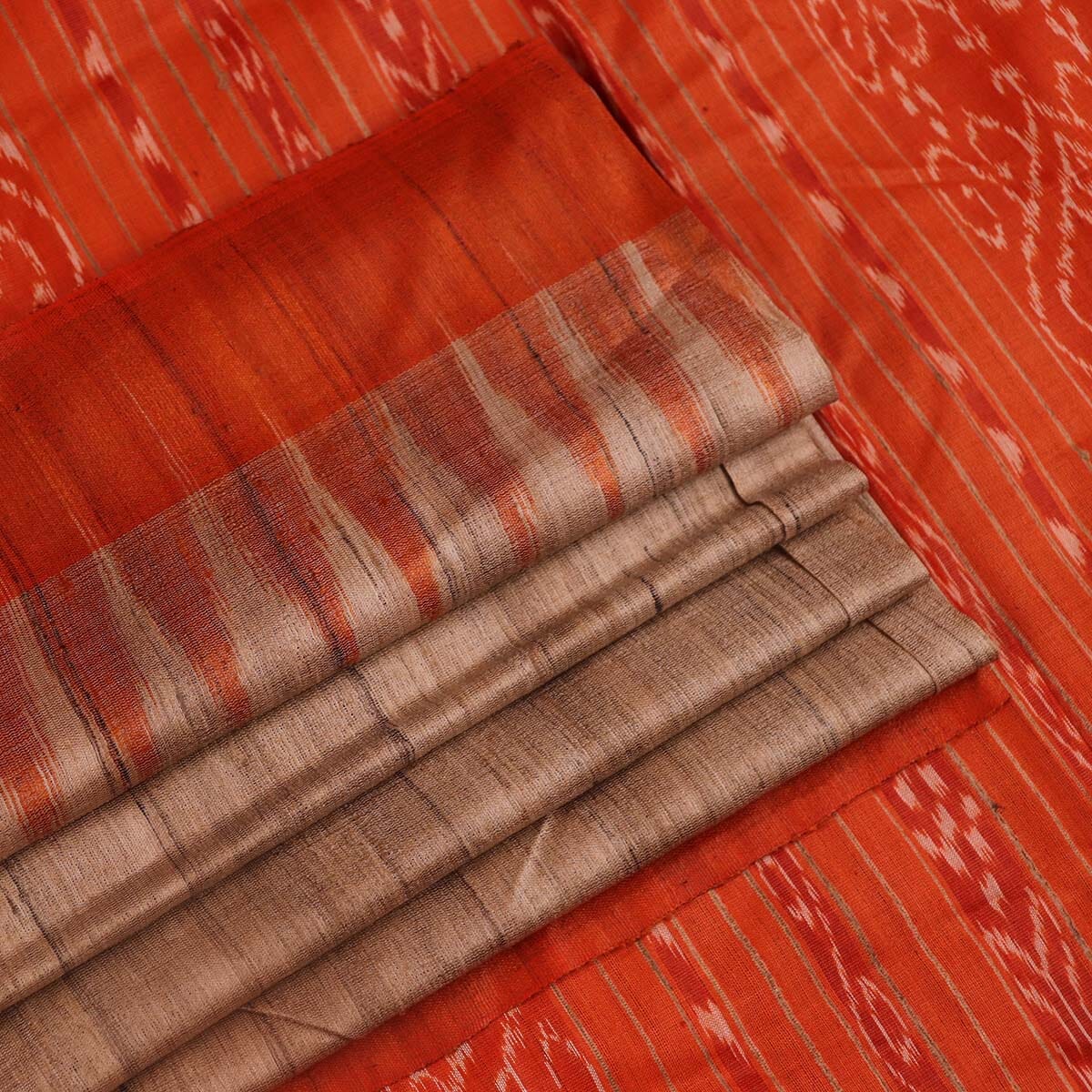 Handloom Sambalpuri Tusser Saree Handloom Saree_Tussser Silk Priyadarshini Handloom 