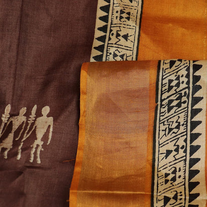 Handloom Sambalpuri Tusser Saree Handloom Saree_Tussser Silk Priyadarshini Handloom 
