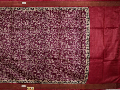 Handloom Sambalpuri Tusser Saree Handloom Saree_Tussser Silk Priyadarshini Handloom 