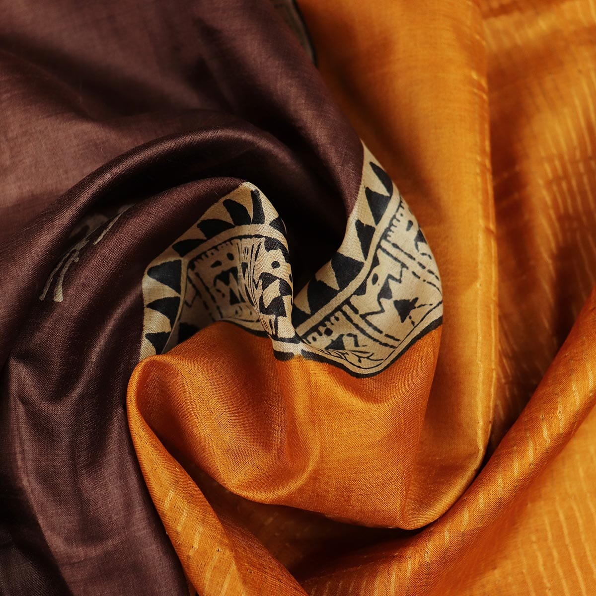 Handloom Sambalpuri Tusser Saree Handloom Saree_Tussser Silk Priyadarshini Handloom 