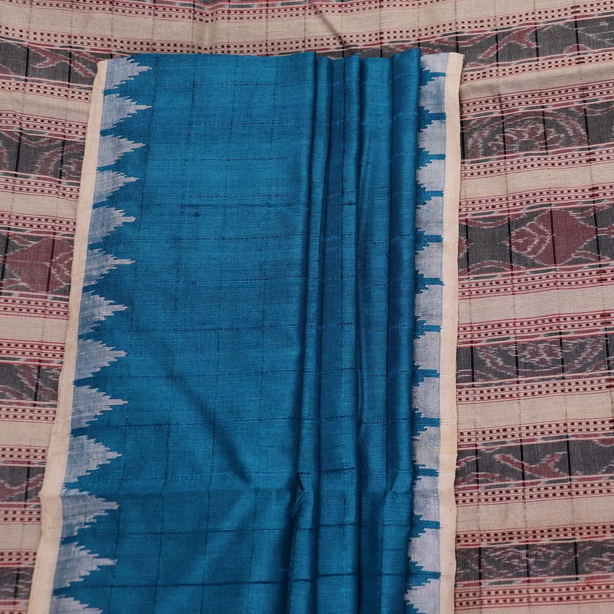Handloom Sambalpuri Tusser Saree Handloom Saree_Tussser Silk Priyadarshini Handloom 
