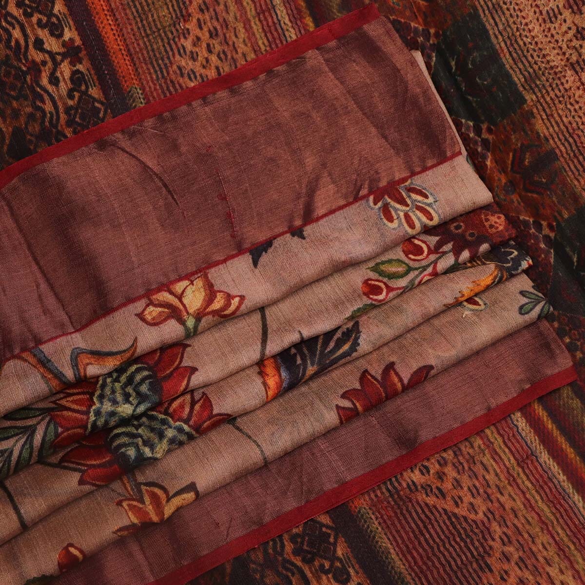 Handloom Sambalpuri Tusser Saree Handloom Saree_Tussser Silk Priyadarshini Handloom 