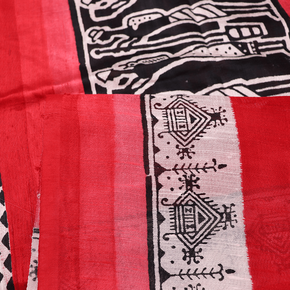 Handloom Sambalpuri Tusser Saree Handloom Saree_Tussser Silk Priyadarshini Handloom 