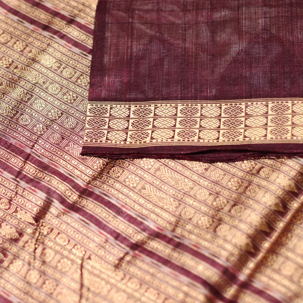 Handloom Sambalpuri Tusser Saree Handloom Saree_Tussser Silk Priyadarshini Handloom 