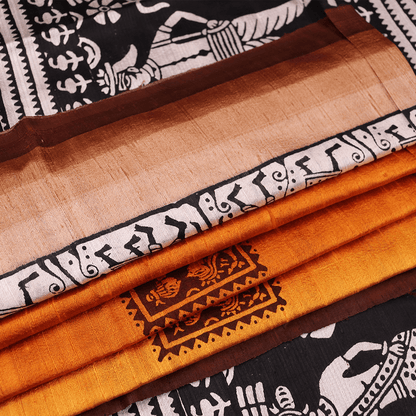 Handloom Sambalpuri Tusser Saree Handloom Saree_Tussser Silk Priyadarshini Handloom 