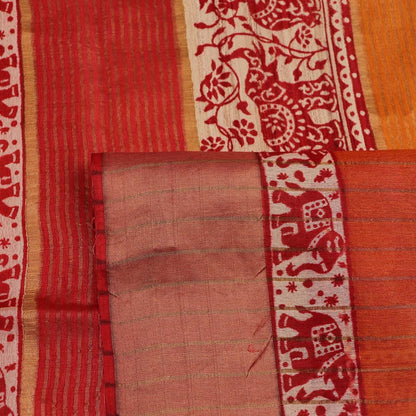 Handloom Sambalpuri Tusser Saree Handloom Saree_Tussser Silk Priyadarshini Handloom 