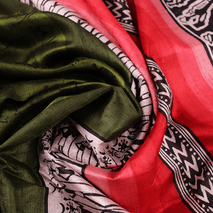 Handloom Sambalpuri Tusser Saree Handloom Saree_Tussser Silk Priyadarshini Handloom 