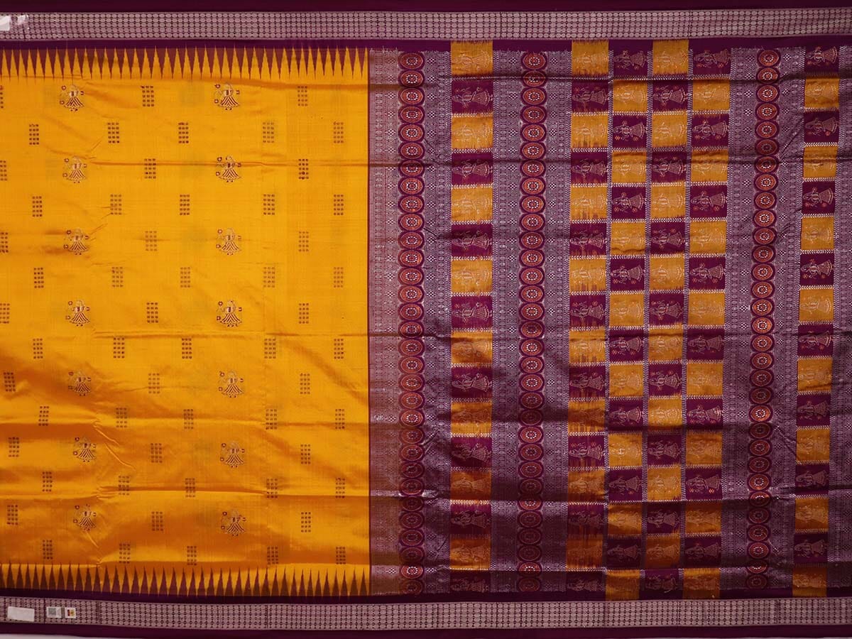 Handloom Silk Bomkai Saree Handloom Saree_Bomkai Silk Priyadarshini Handloom 