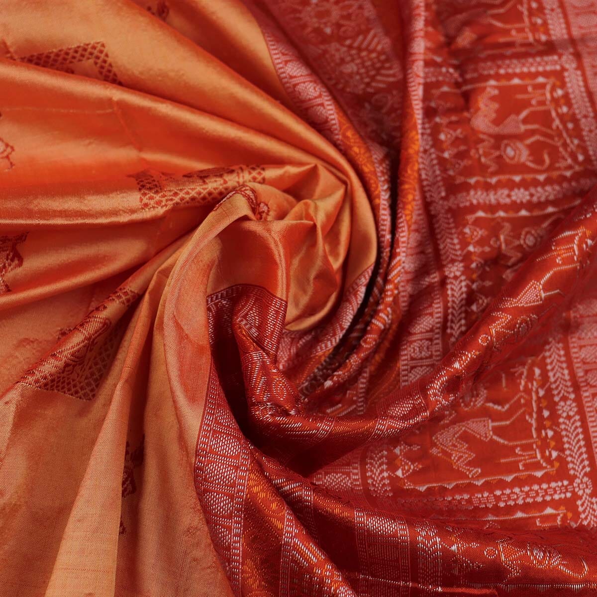 Handloom Silk Bomkai Saree Handloom Saree_Bomkai Silk Priyadarshini Handloom 