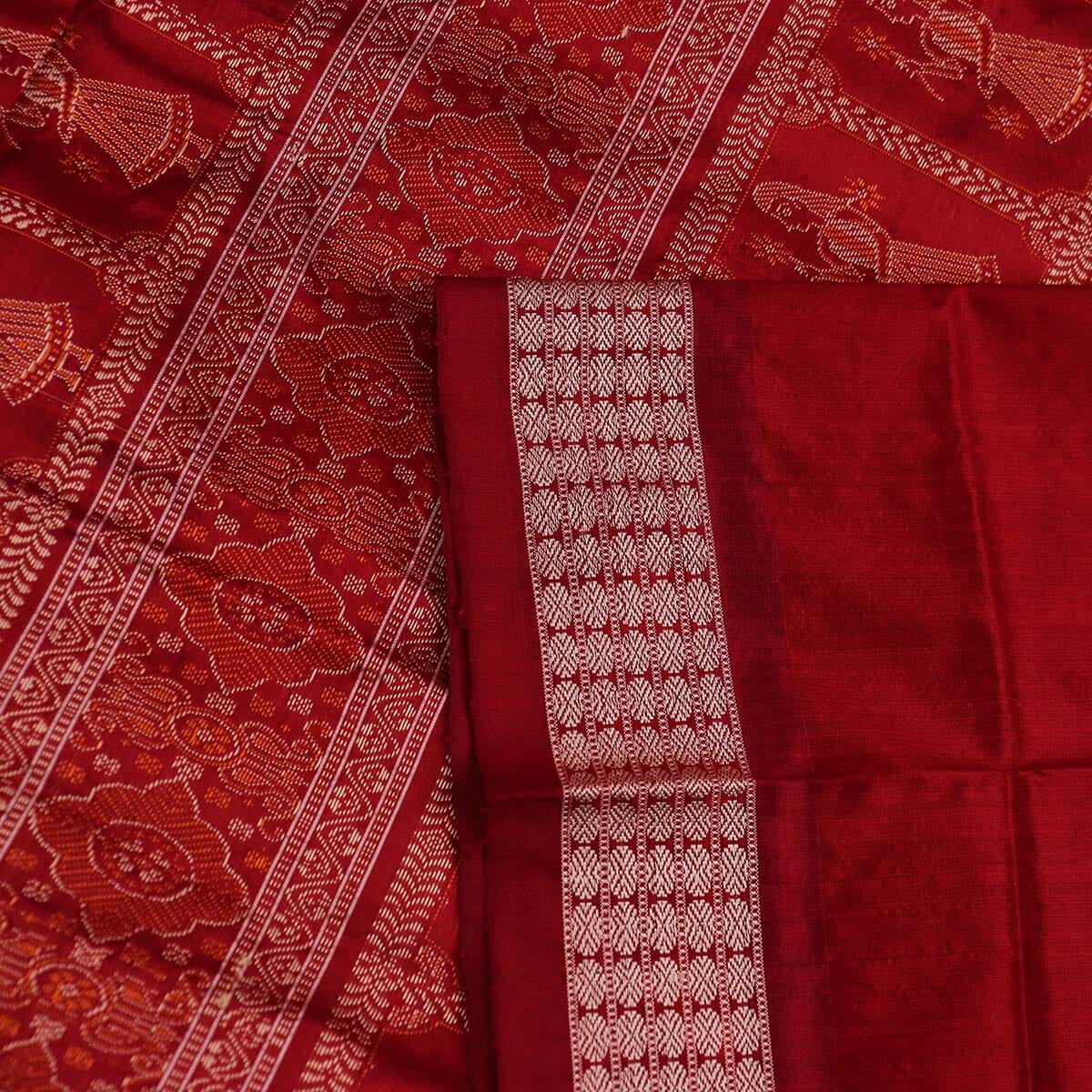 Handloom Silk Bomkai Saree Handloom Saree_Bomkai Silk Priyadarshini Handloom 