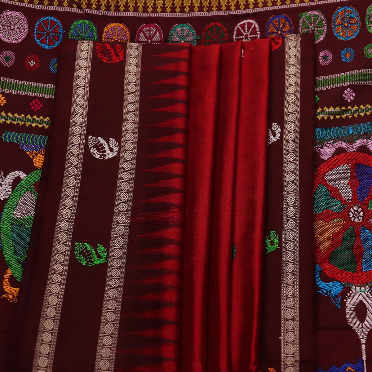 Handloom Silk Bomkai Saree Handloom Saree_Bomkai Silk Priyadarshini Handloom 