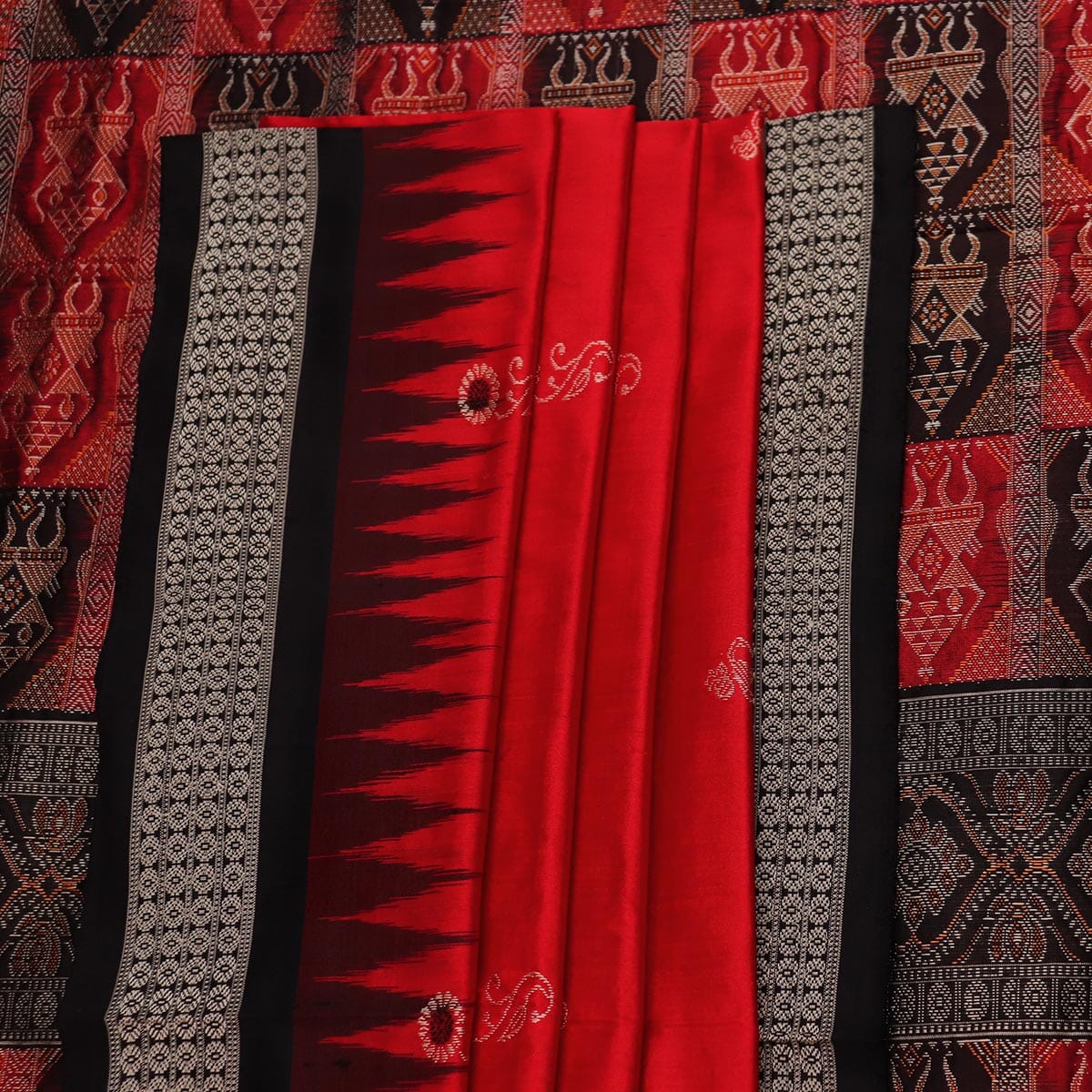 Handloom Silk Bomkai Saree Handloom Saree_Bomkai Silk Priyadarshini Handloom 