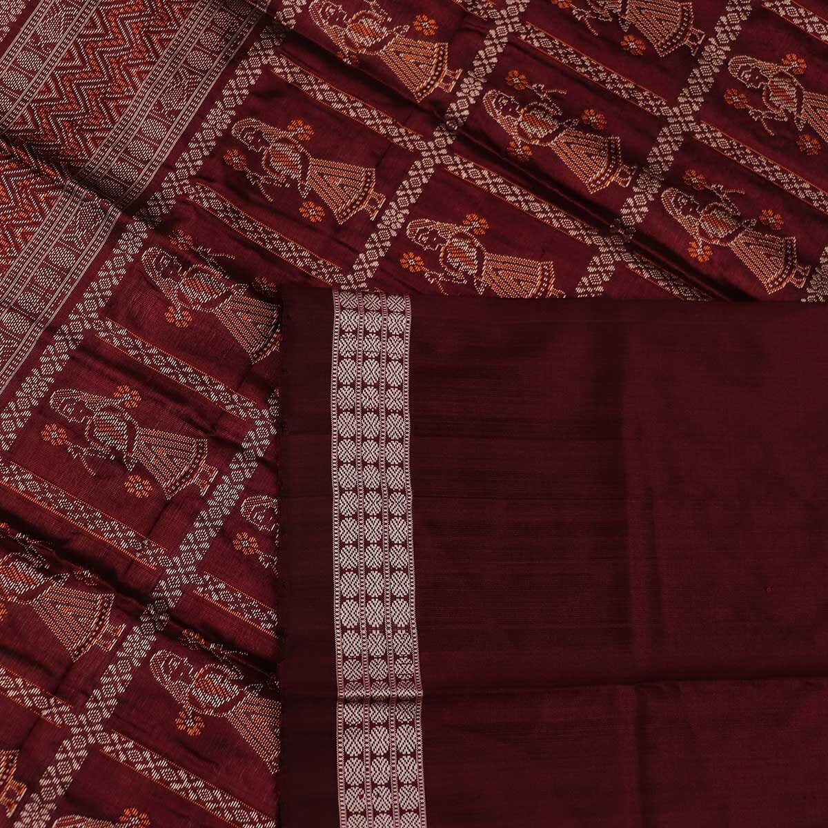 Handloom Silk Bomkai Saree Handloom Saree_Bomkai Silk Priyadarshini Handloom 