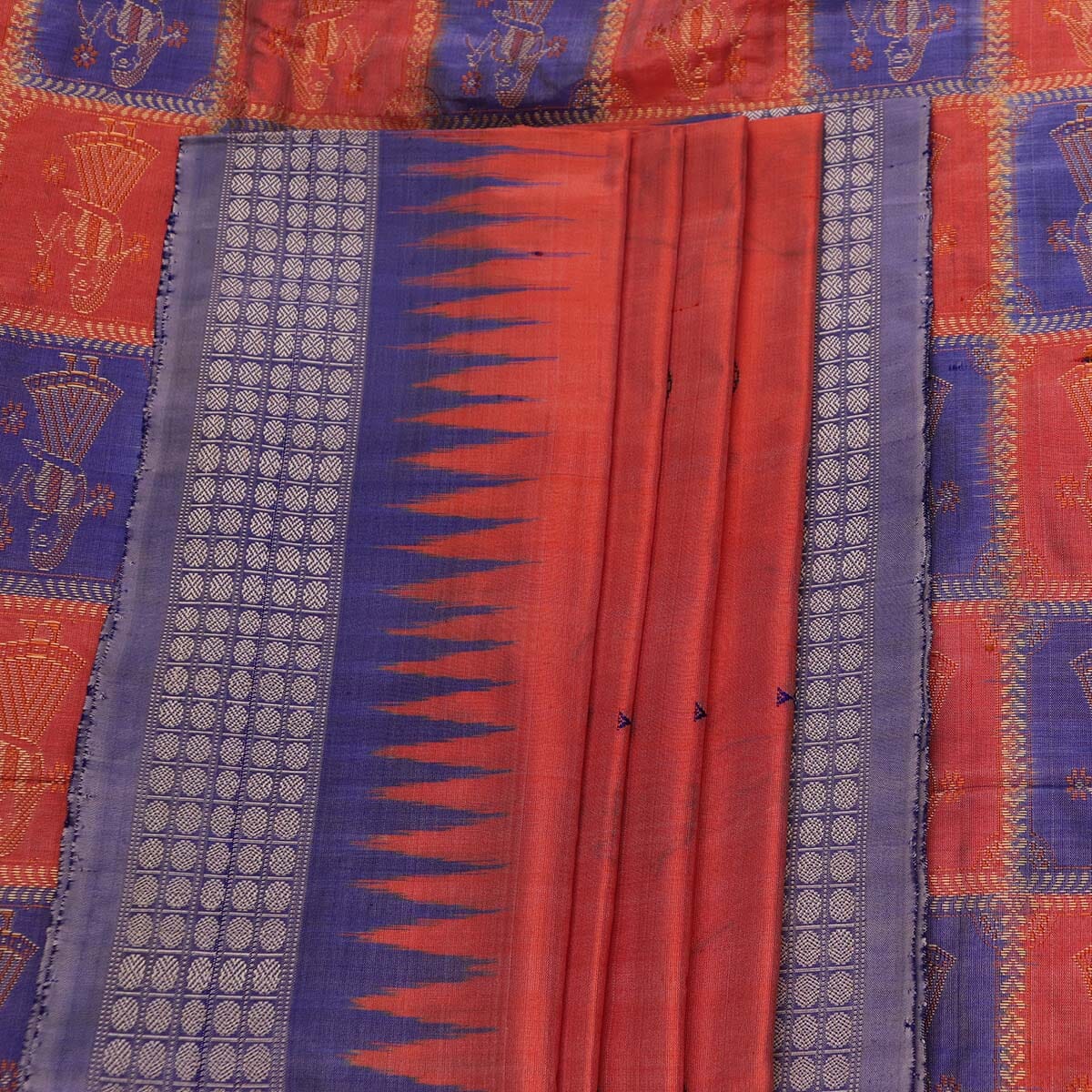 Handloom Silk Bomkai Saree Handloom Saree_Bomkai Silk Priyadarshini Handloom 