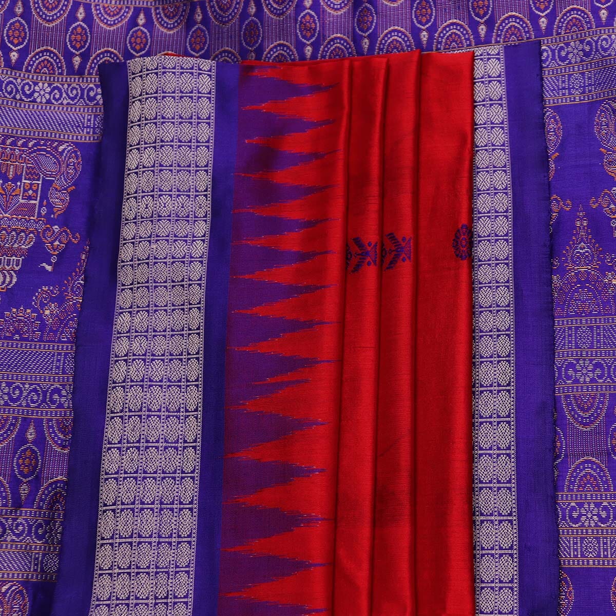 Handloom Silk Bomkai Saree Handloom Saree_Bomkai Silk Priyadarshini Handloom 