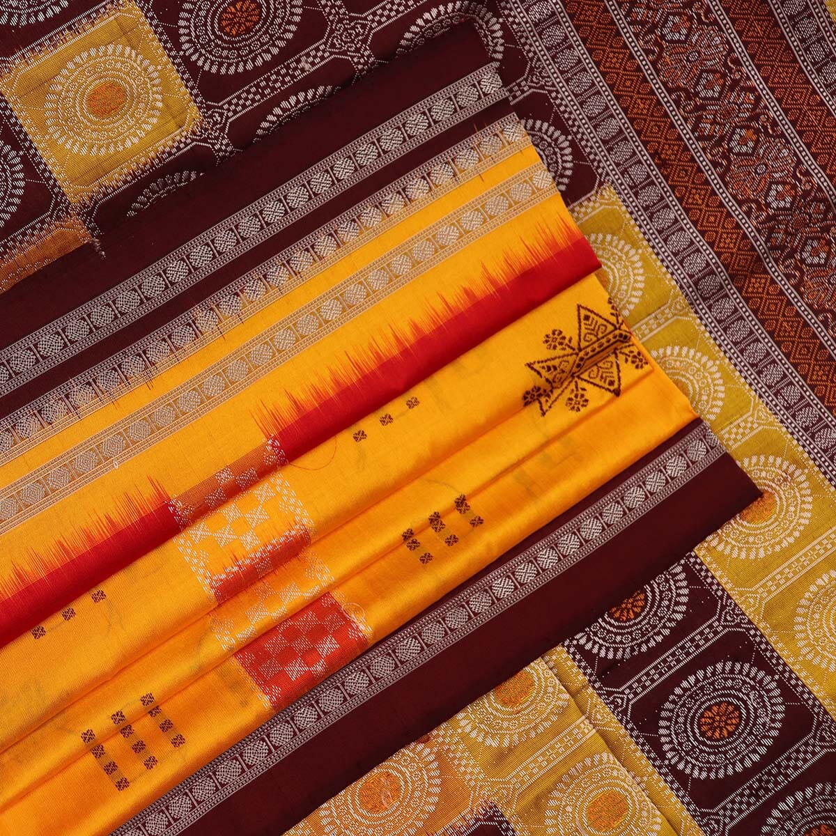 Handloom Silk Bomkai Saree Handloom Saree_Bomkai Silk Priyadarshini Handloom 