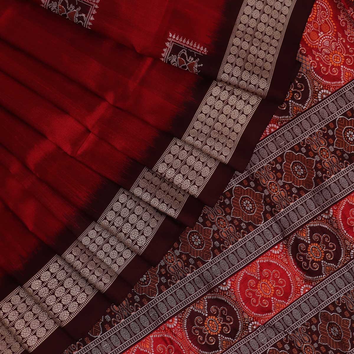 Handloom Silk Bomkai Saree Handloom Saree_Bomkai Silk Priyadarshini Handloom 