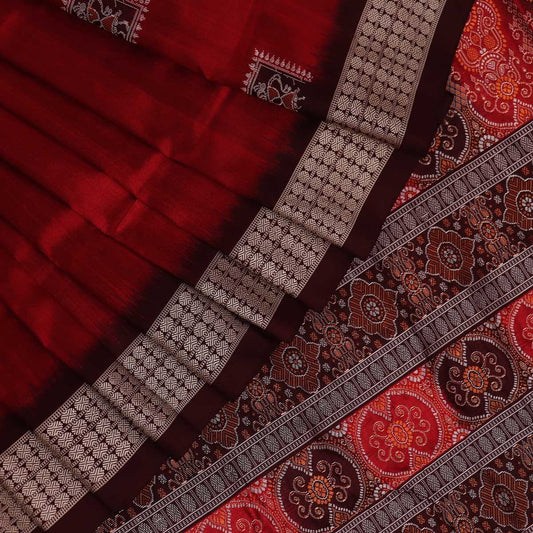 Handloom Silk Bomkai Saree Handloom Saree_Bomkai Silk Priyadarshini Handloom 