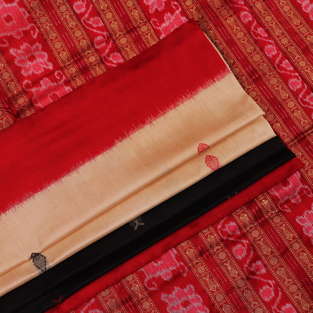 Handloom Silk Bomkai Saree Handloom Saree_Bomkai Silk Priyadarshini Handloom 