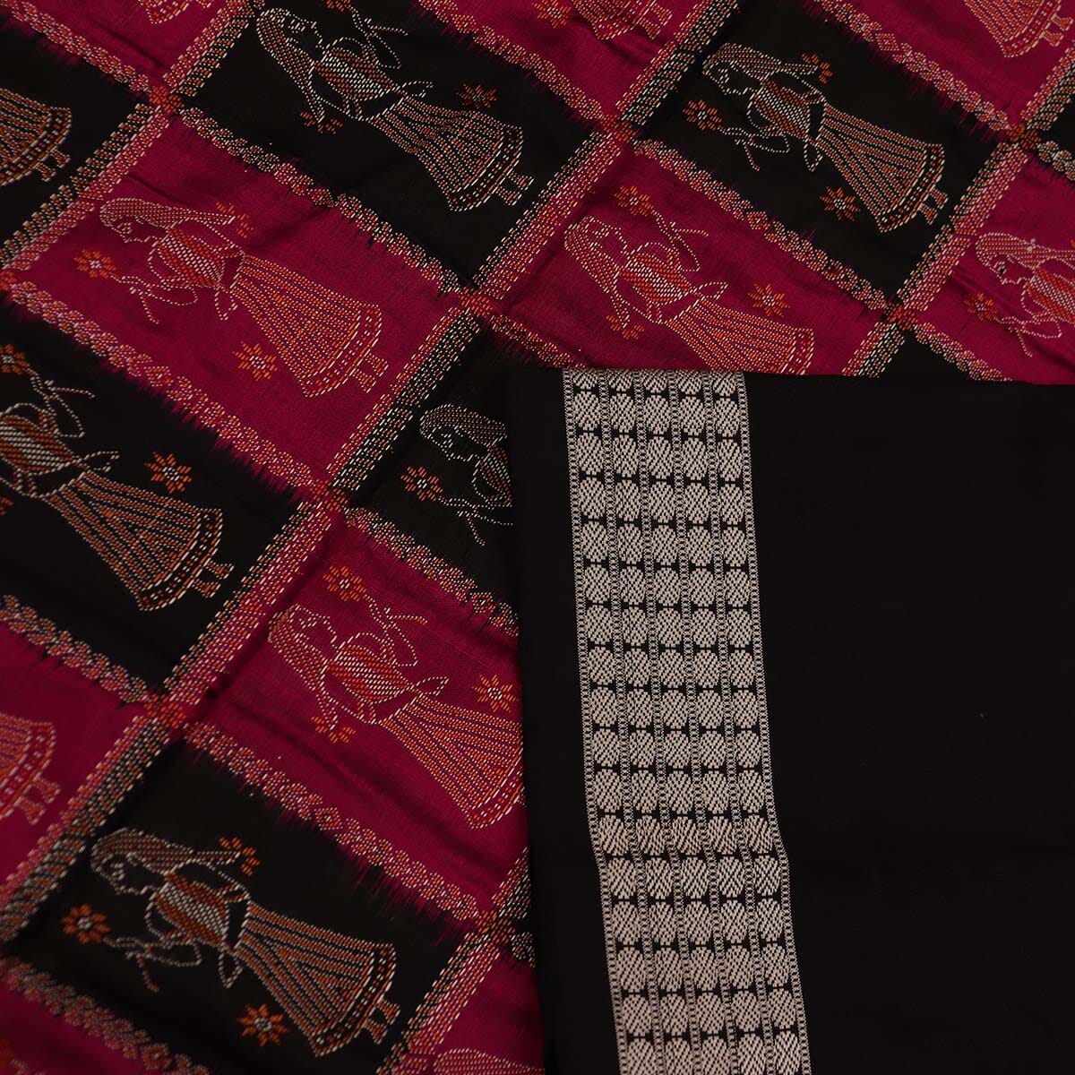 Handloom Silk Bomkai Saree Handloom Saree_Bomkai Silk Priyadarshini Handloom 
