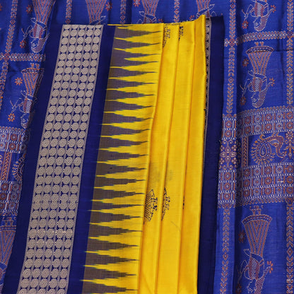 Handloom Silk Bomkai Saree Handloom Saree_Bomkai Silk Priyadarshini Handloom 