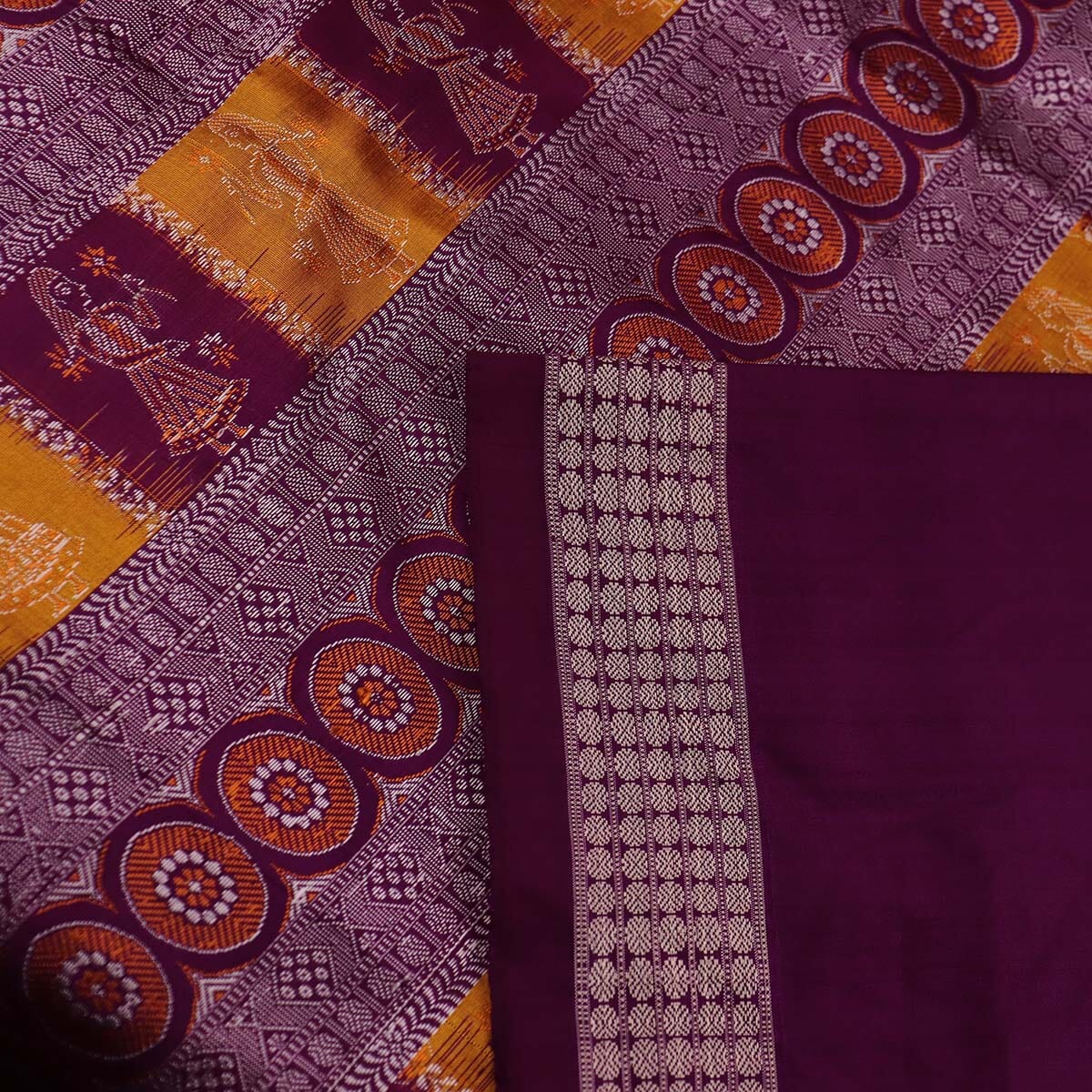 Handloom Silk Bomkai Saree Handloom Saree_Bomkai Silk Priyadarshini Handloom 