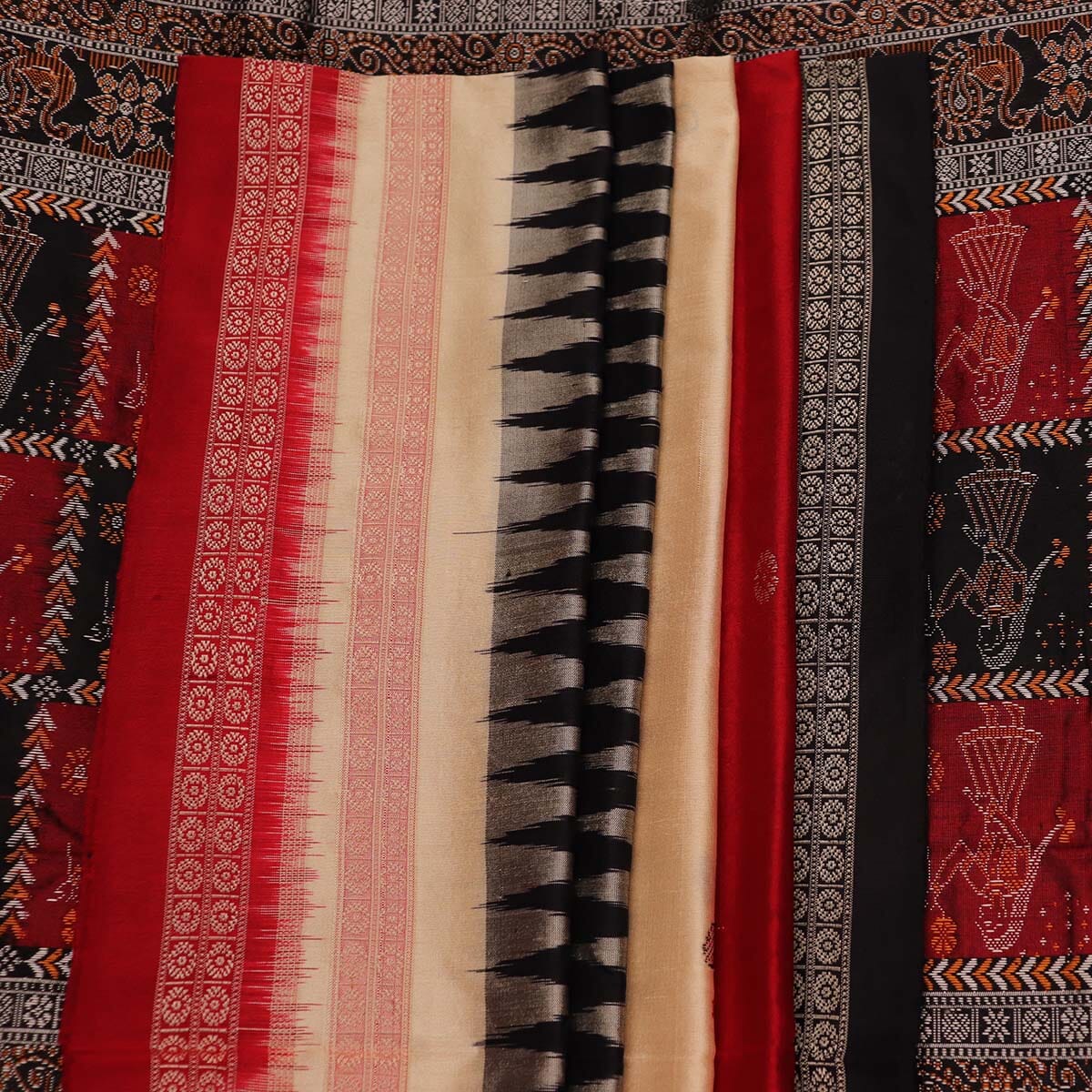 Handloom Silk Bomkai Saree Handloom Saree_Bomkai Silk Priyadarshini Handloom 