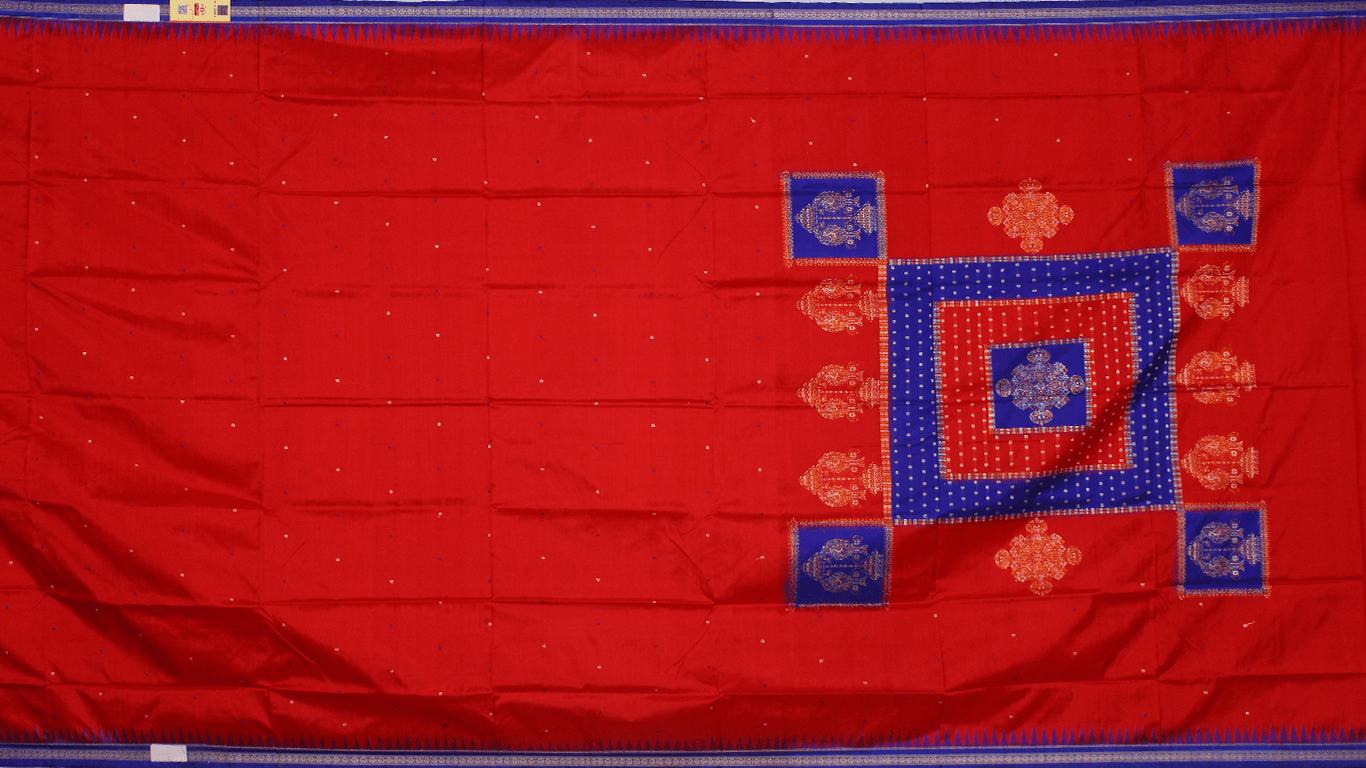 Handloom Silk Bomkai Saree Handloom Saree_Bomkai Silk Priyadarshini Handloom 