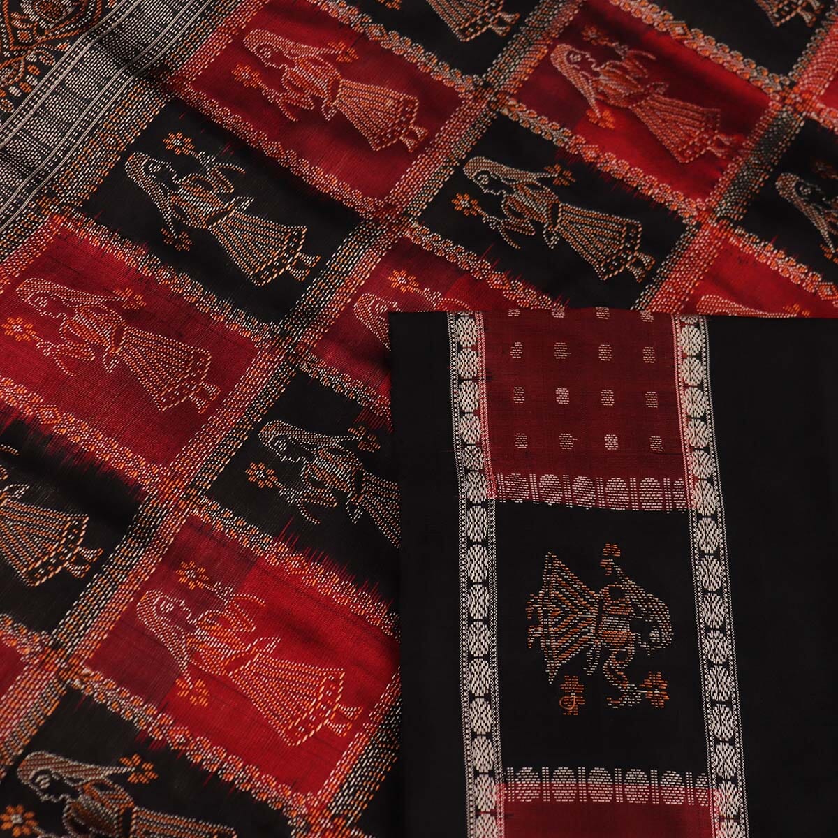 Handloom Silk Bomkai Saree Handloom Saree_Bomkai Silk Priyadarshini Handloom 