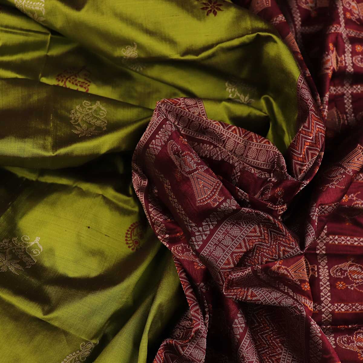 Handloom Silk Bomkai Saree Handloom Saree_Bomkai Silk Priyadarshini Handloom 