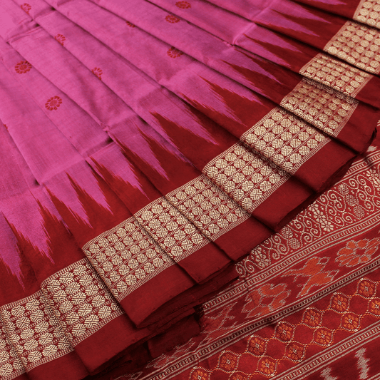 Handloom Silk Bomkai Saree Handloom Saree_Bomkai Silk Priyadarshini Handloom 