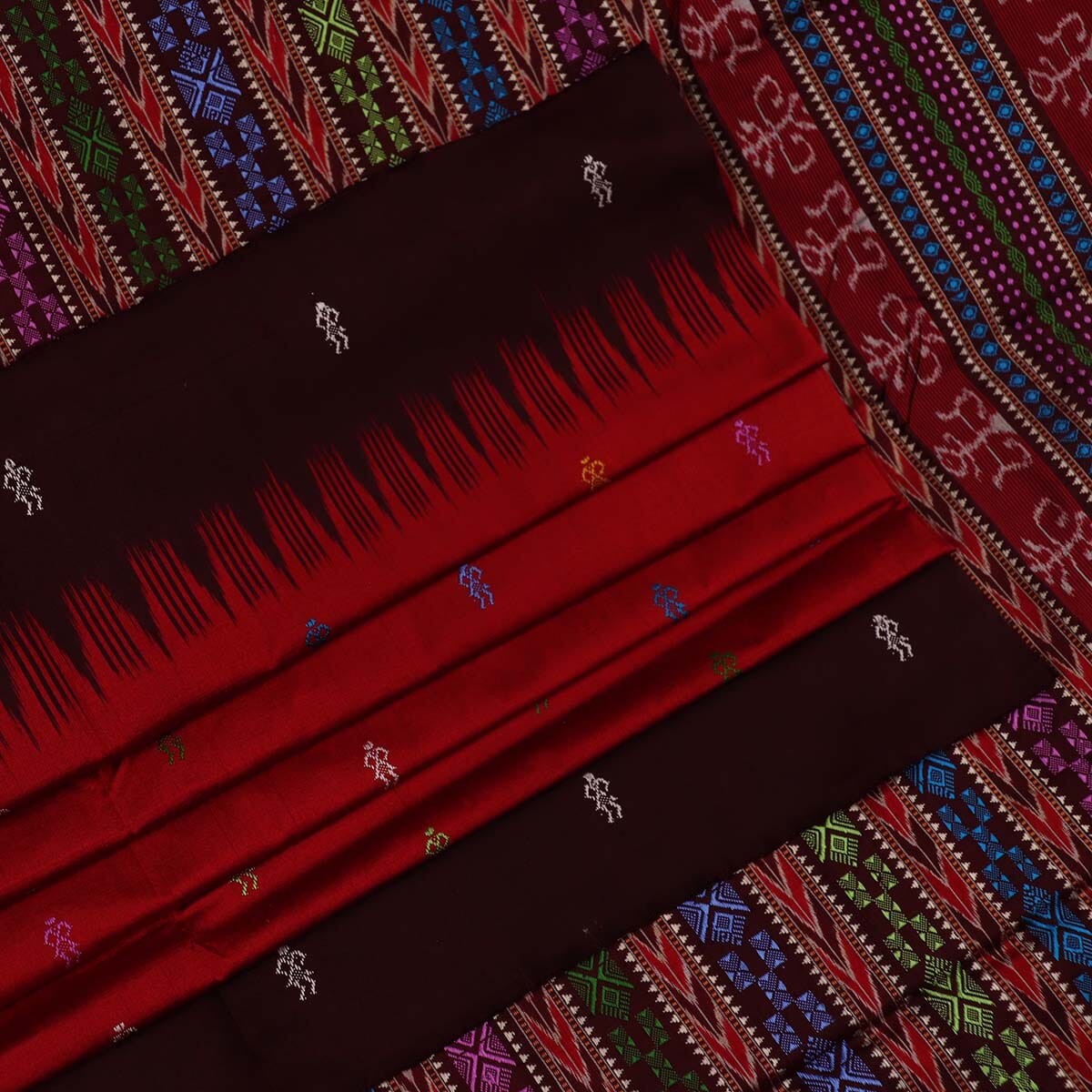 Handloom Silk Bomkai Saree Handloom Saree_Bomkai Silk Priyadarshini Handloom 