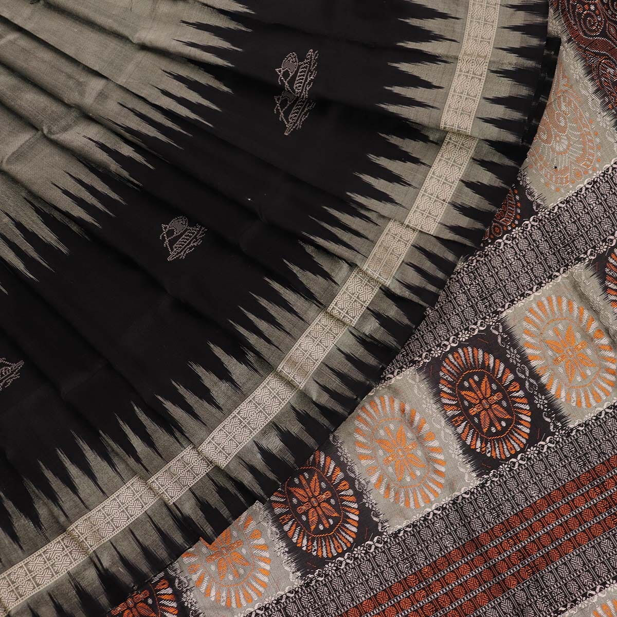 Handloom Silk Bomkai Saree Handloom Saree_Bomkai Silk Priyadarshini Handloom 