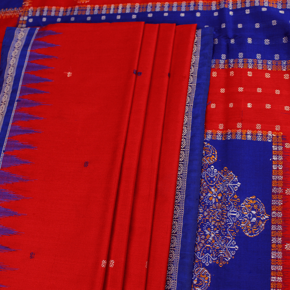 Handloom Silk Bomkai Saree Handloom Saree_Bomkai Silk Priyadarshini Handloom 