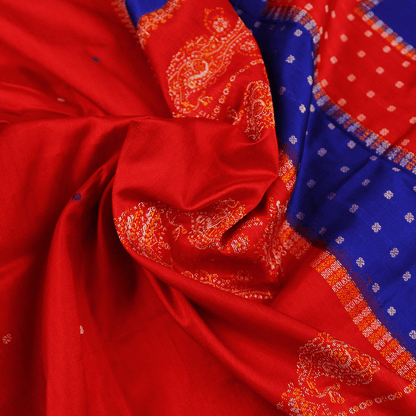 Handloom Silk Bomkai Saree Handloom Saree_Bomkai Silk Priyadarshini Handloom 